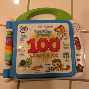 LeapFrog Interactive 100 Words Book - Blue and Green